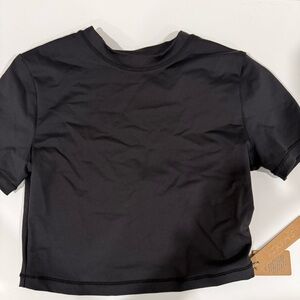 SKIMS RECYCLED BLACK SWIM SHIRT